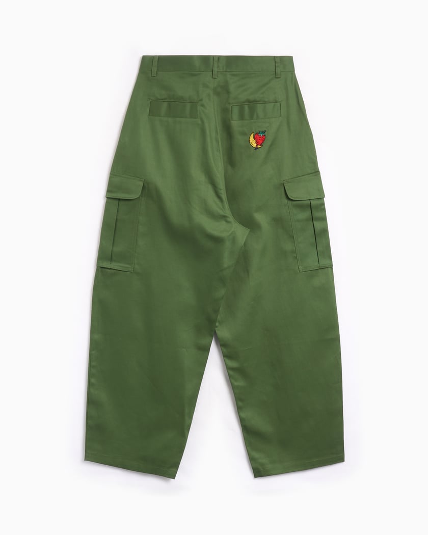 Sky High Farm Workwear Unisex Woven Cargo Pants Green