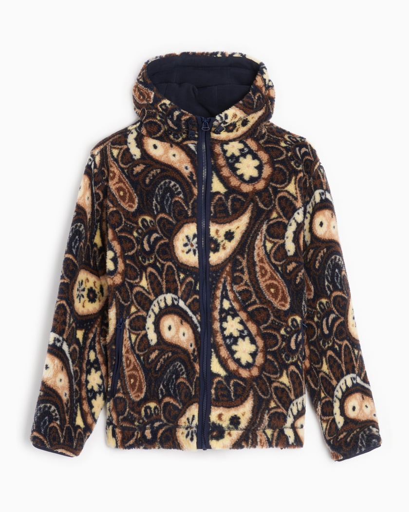 【超特価sale開催】  Drôle de C-CT112-PC003-MC Brown Jacket Fleece Men's Monsieur ブルゾン