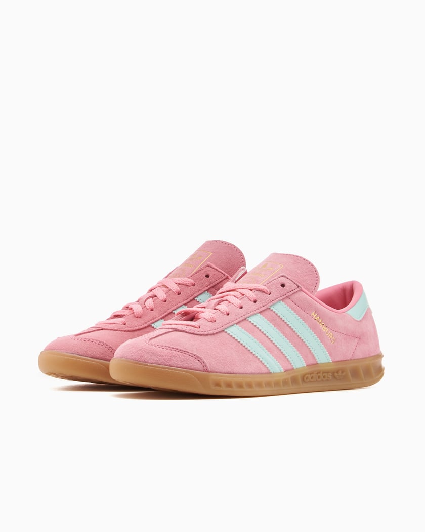 adidas Originals Women s Hamburg Pink IH5459 FOOTDISTRICT