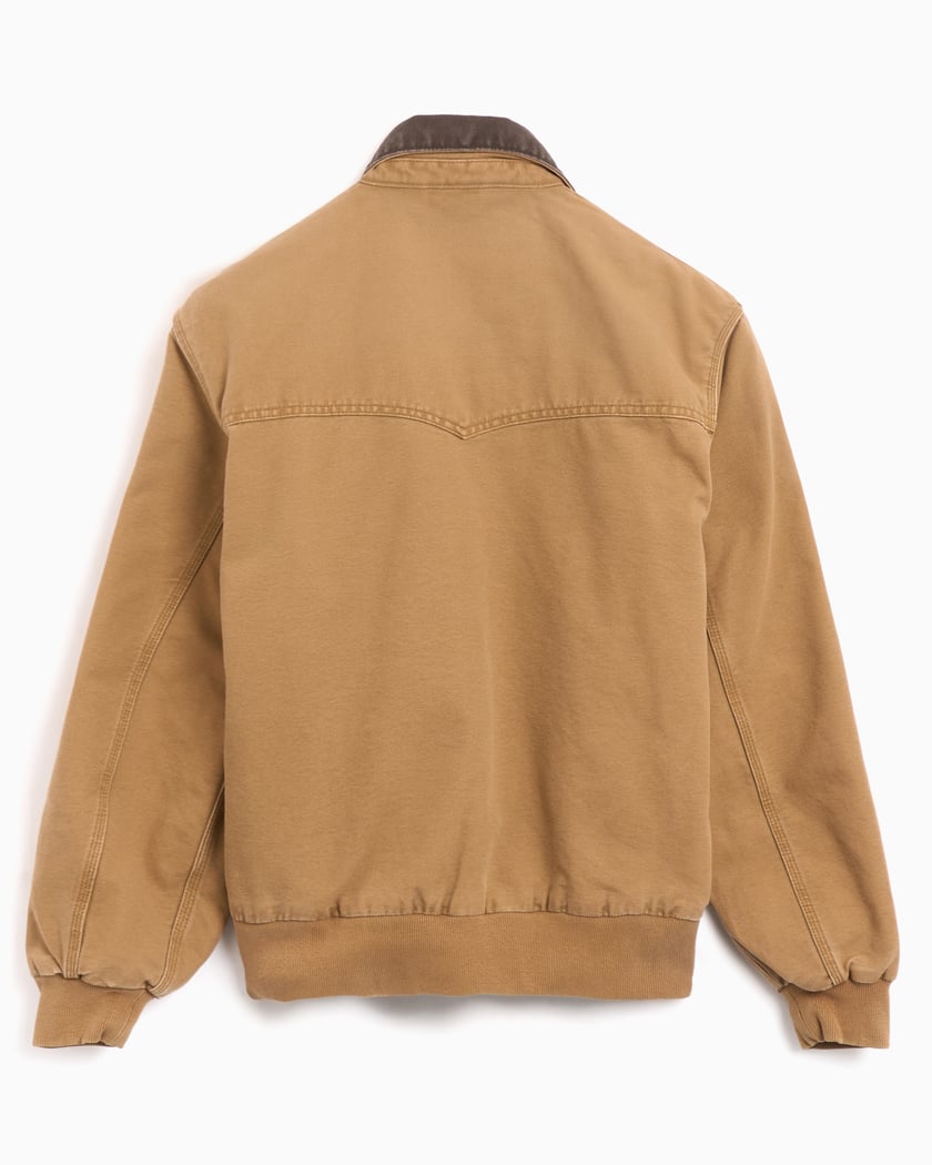 Vtg Carhartt J14 CHT Santa Fe Jacket Brown Faded Distressed