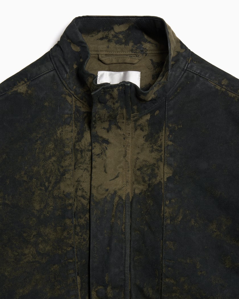 Arte Antwerp / ジャケット/M/コットン/GRN/AW25－142J Arte Antwerp Allover Paint Relaxed Men's Light Jacket Green AW25