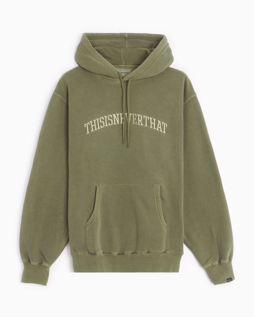 Arch logo fleece hoodie online