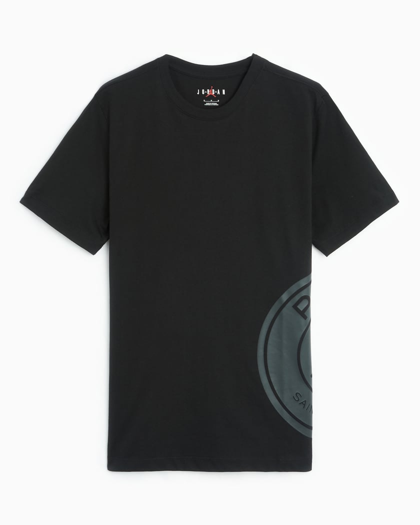Jordan x PSG Logo Men s T Shirt Negro DZ2917 010 FOOTDISTRICT