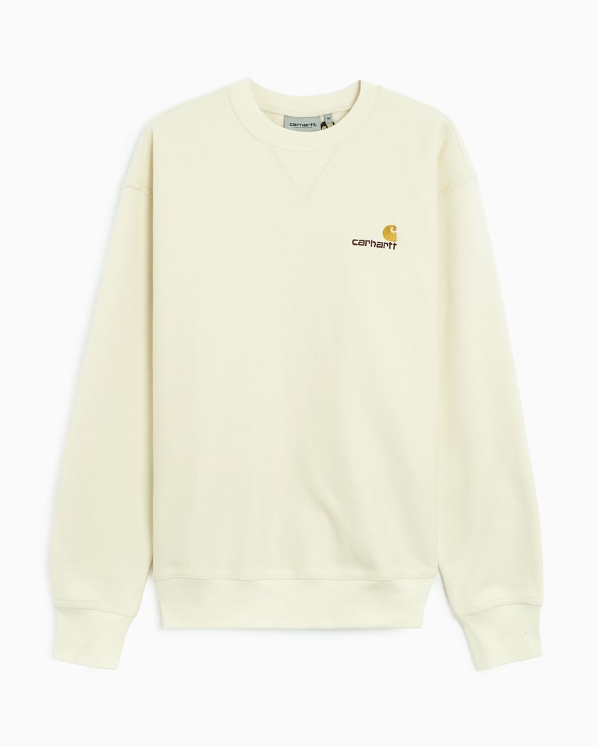 Carhartt WIP American Script Unisex Sweatshirt Beige I025475-05XX