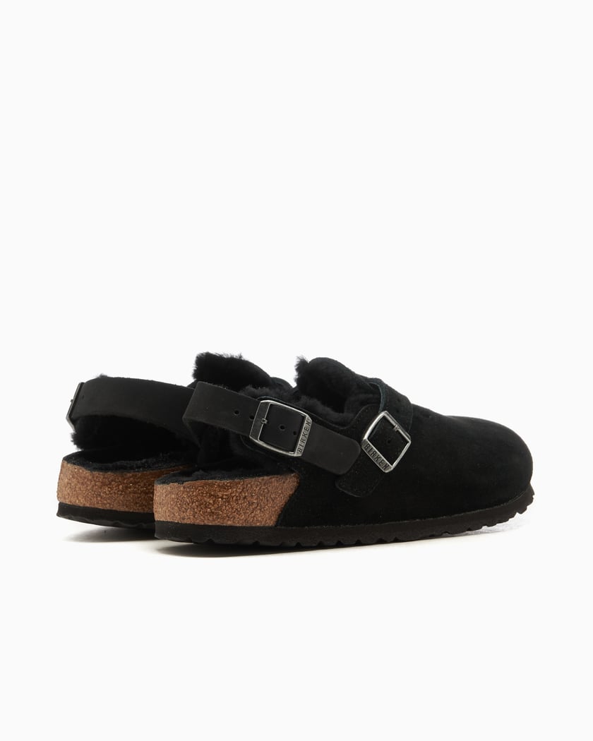 BIRKENSTOCK Tokio Inside Shearling Suede Leather Narrow