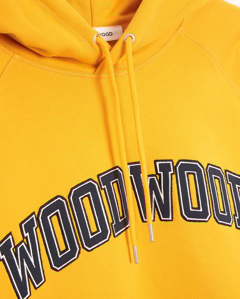 Wood Wood Fred IVY Men s Hoodie Yellow 12215617 2493 3000 Buy