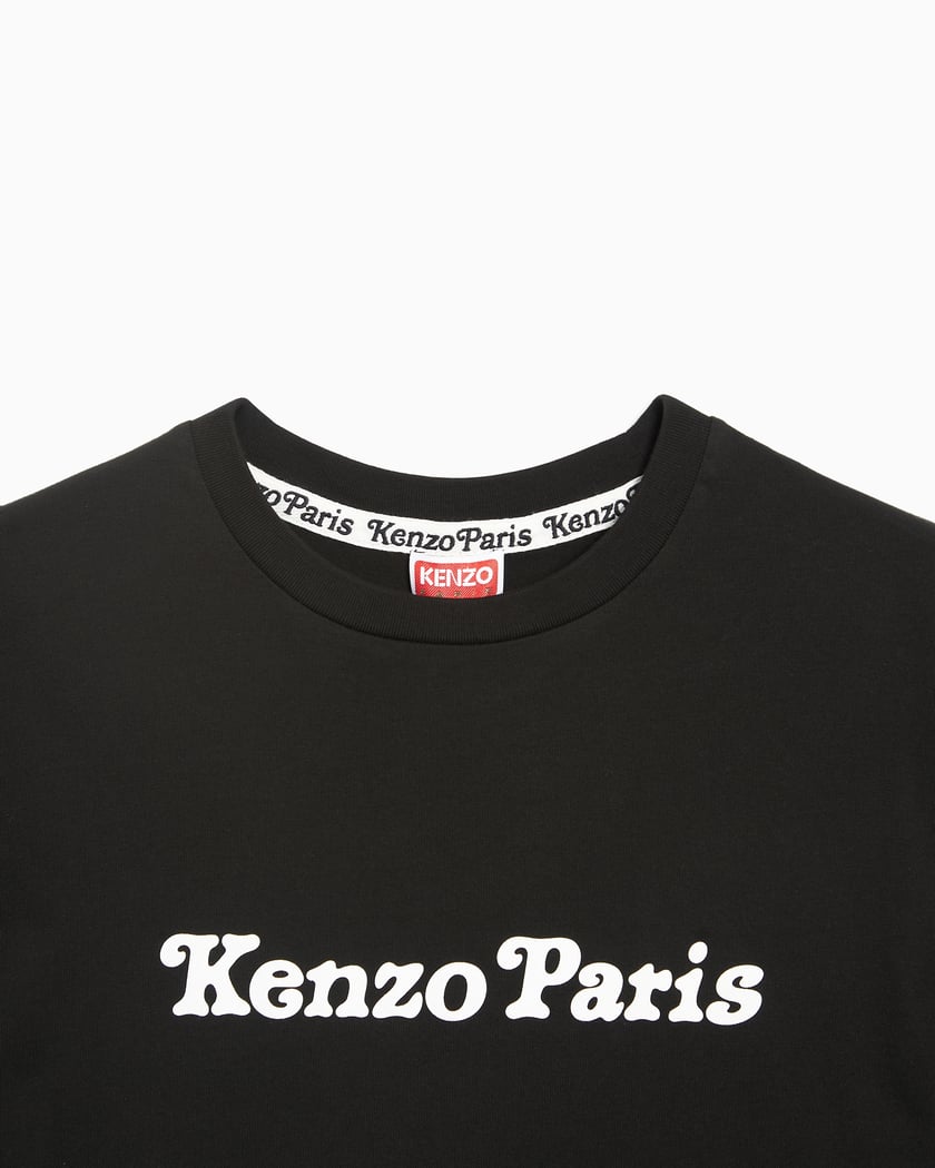 【保証書付】 Oversize Kenzo Men's FF58TS4814SG-99J Black T-Shirt その他