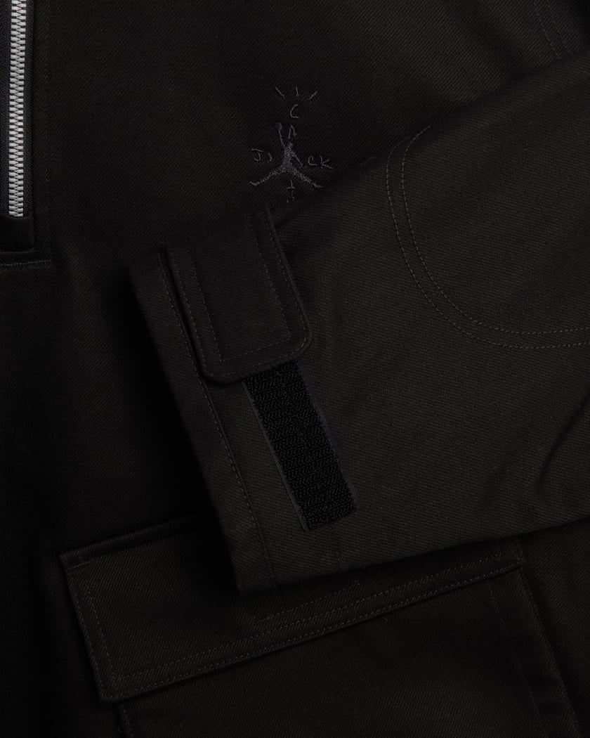 Jordan x Travis Scott Men's Half Zip Jacket Black DZ5488-010