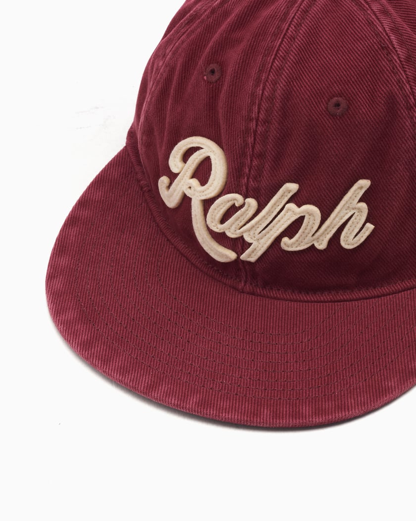Polo Ralph Lauren Authentic Unisex Baseball Cap Burgundy 710901609005 FOOTDISTRICT