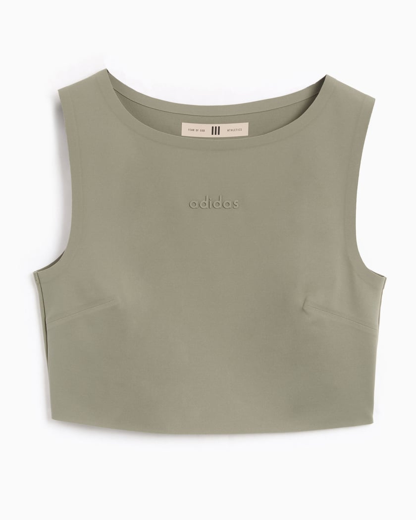 adidas Originals x Fear Of God ATHLETICS Women's T-Shirt Green IV9294 |  FOOTDISTRICT