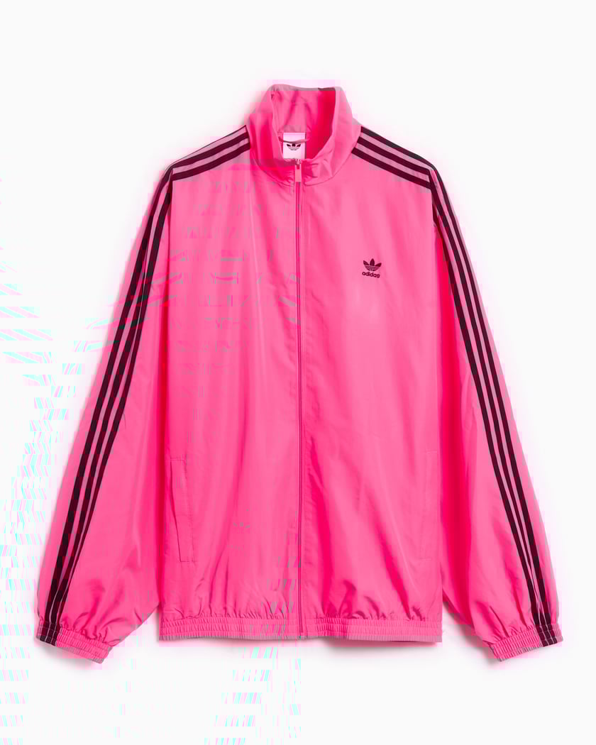 Agasalho Adidas Originals Casaco Adidas Rosa Feminino Moletom
