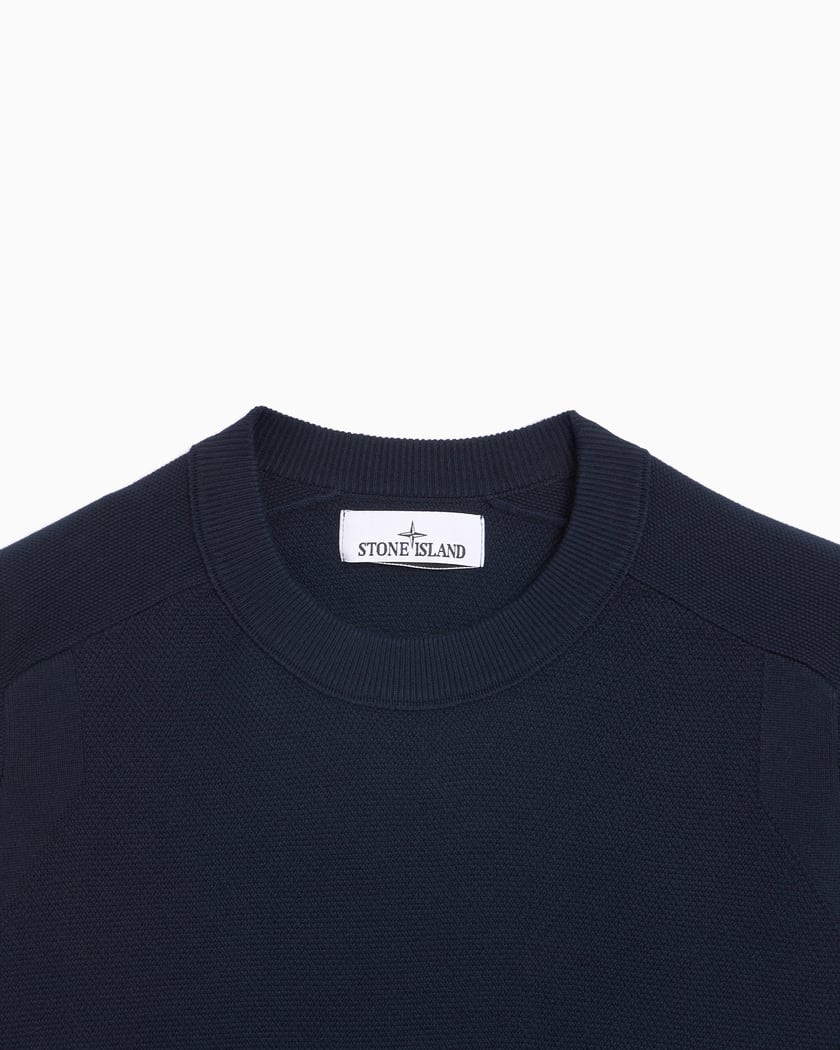 Stone Island Men's Sweater Relaxed Men's Sweater Blue