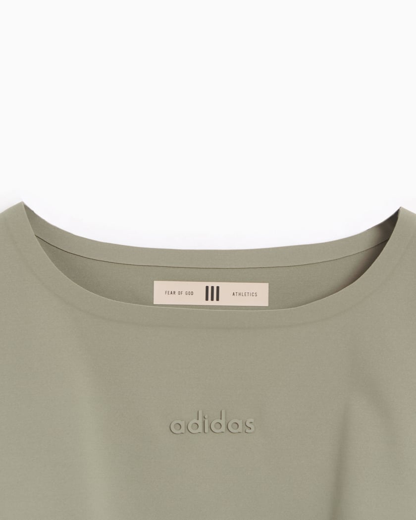 adidas Originals x Fear Of God ATHLETICS Women's T-Shirt Green IV9294 |  FOOTDISTRICT