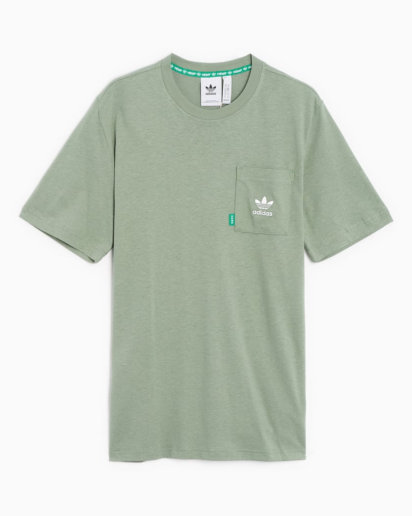 adidas Originals Essentials+ Men's T-Shirt Green HR2955| Buy Online at  FOOTDISTRICT