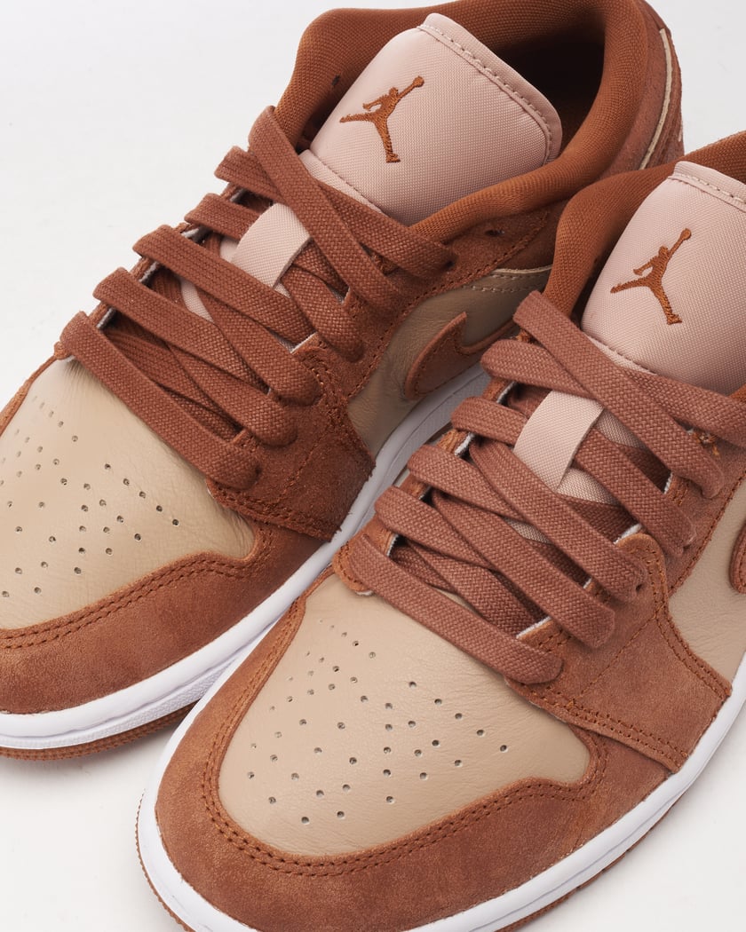 low top jordans brown