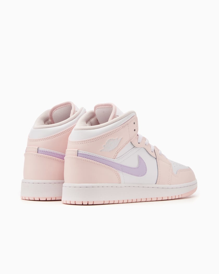 Air Jordan 1 Mid GS Rosa Branco FD8780 601 FOOTDISTRICT