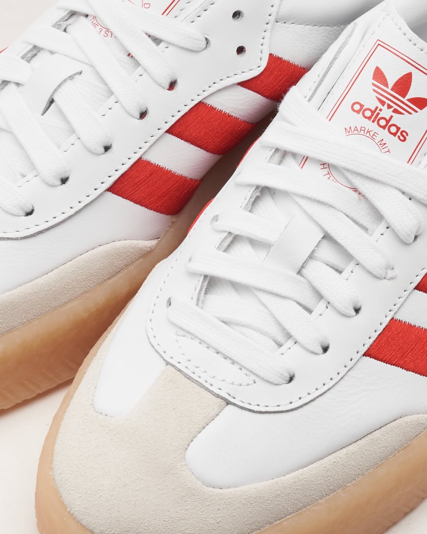 Adidas red stripe shoes new arrivals