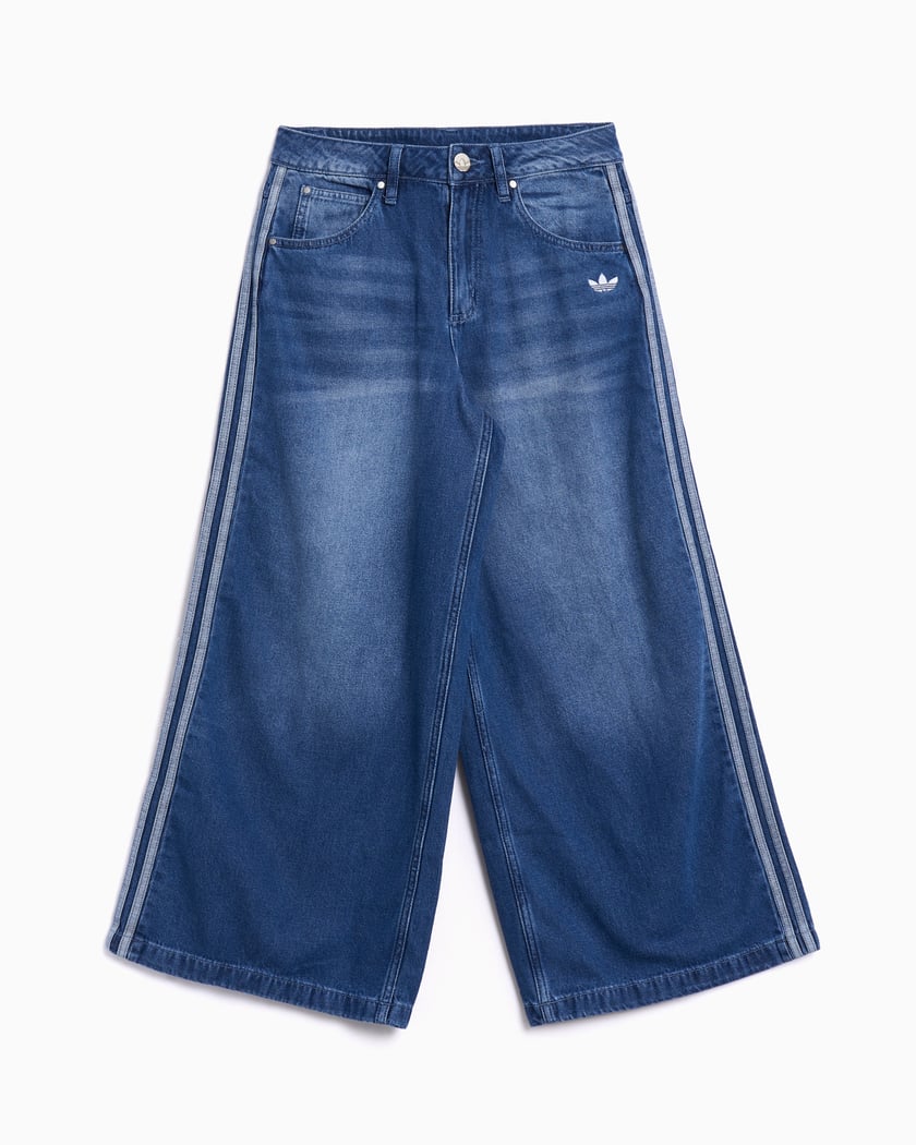 adidas Originals Adicolor Oversize Women's Jeans Blue JV7454