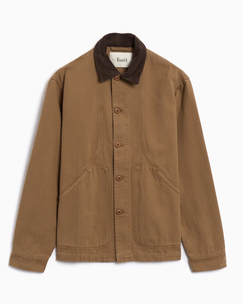 Work Jacket forét Berry para hombre Marrón F4844-BURNTKHAKI