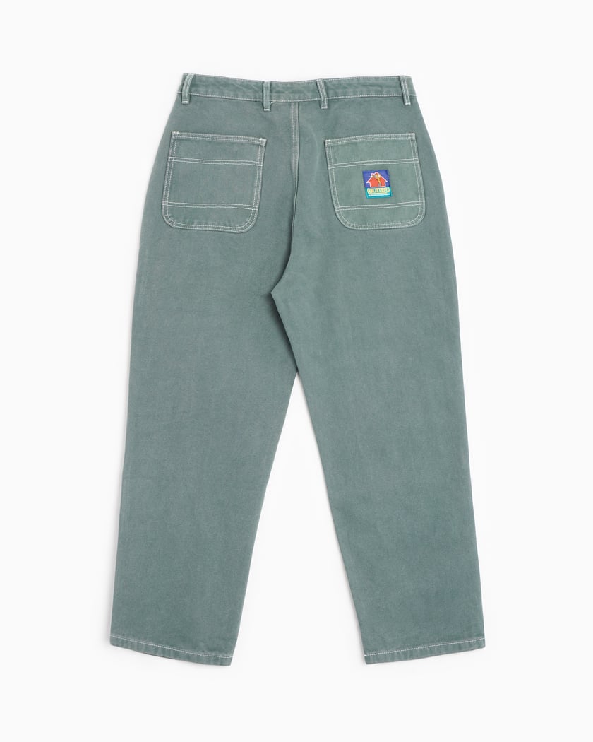 Butter Goods Men's Double Knee Work Pants Green BGQ223D13401