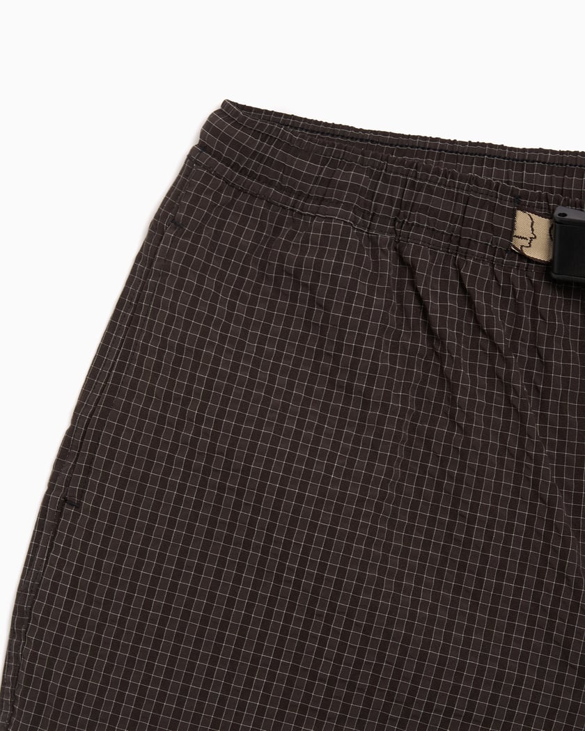 Brain Dead Equipment Ripstop Plaid Men's Shorts Brown BDP25B230047