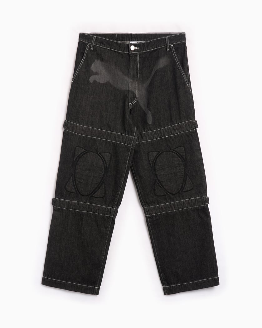 モ*プ様 ポーランド館のジャケットとズボン X A$AP ROCKY Puma x A$AP Men's Knee Pad Pants Men's Pants Black