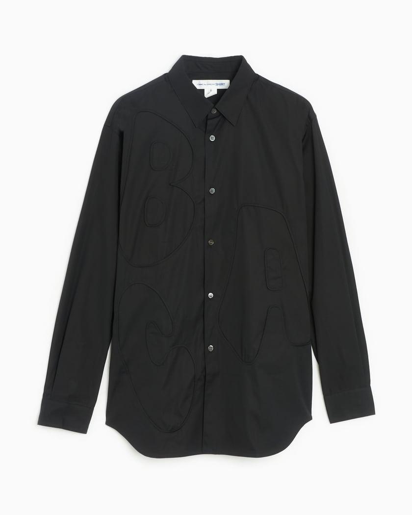 Comme Des Garçons Shirt Men's Woven Shirt Black FJ-B007-W22-1| Buy