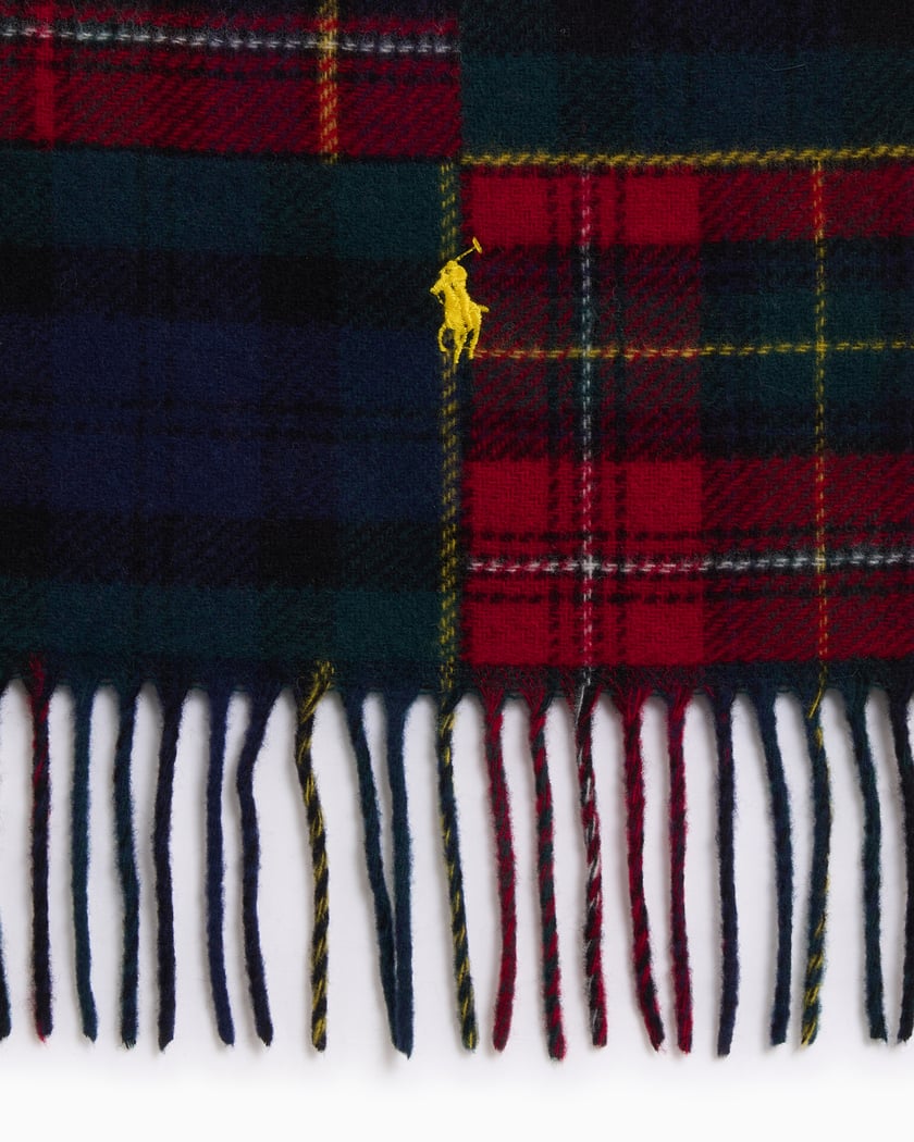 Polo Ralph Lauren Blend-Patchwork Plaid Men's Scarf Multi