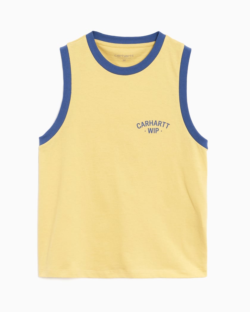 タンクトップ ノースリーブ 「Carhartt WIP」W' 89 RINGER A-SHIRT レディース Carhartt WIP 89 Ringer Women's Tank T-Shirt Yellow I034678