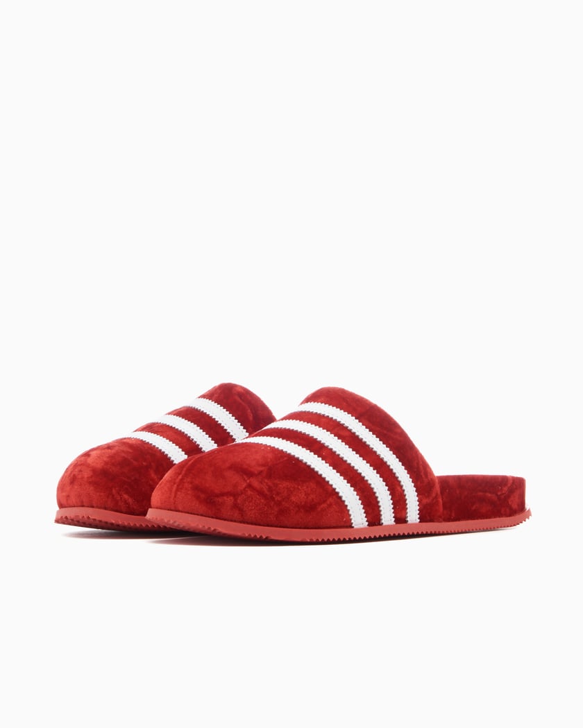 adidas Originals Adimule Velvet Slides Rot HP9783 FOOTDISTRICT