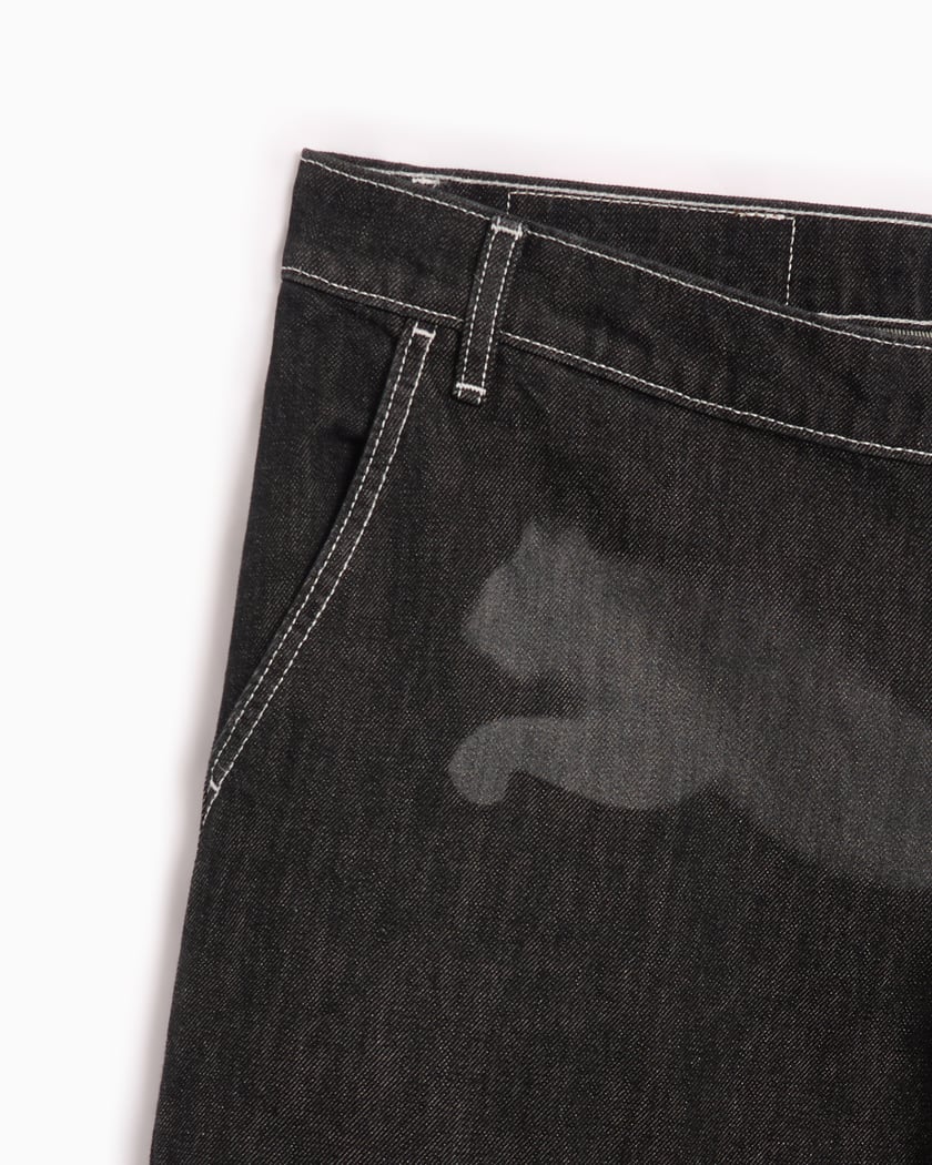 Puma x A AP Men s Knee Pad Pants Black 631006 01 FOOTDISTRICT