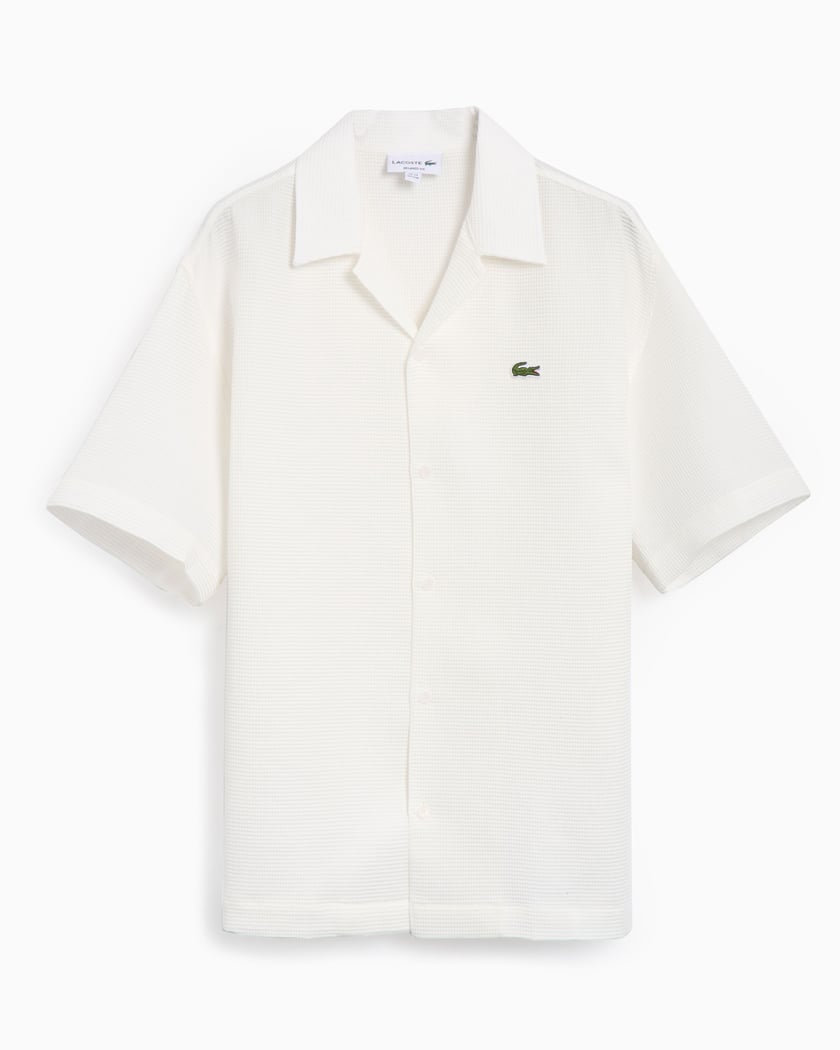 Lacoste Men's Short Sleeve Shirt White CH9924-00-70V