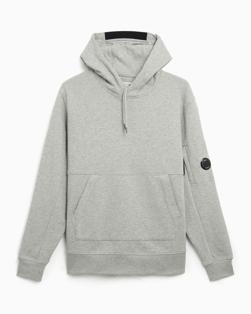CP Company Logo Men s Hoodie Grigio 16CMSS023A005086W M93 FOOTDISTRICT