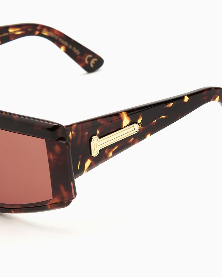 Retrosuperfuture x Aries Zed Unisex Sunglasses Brown