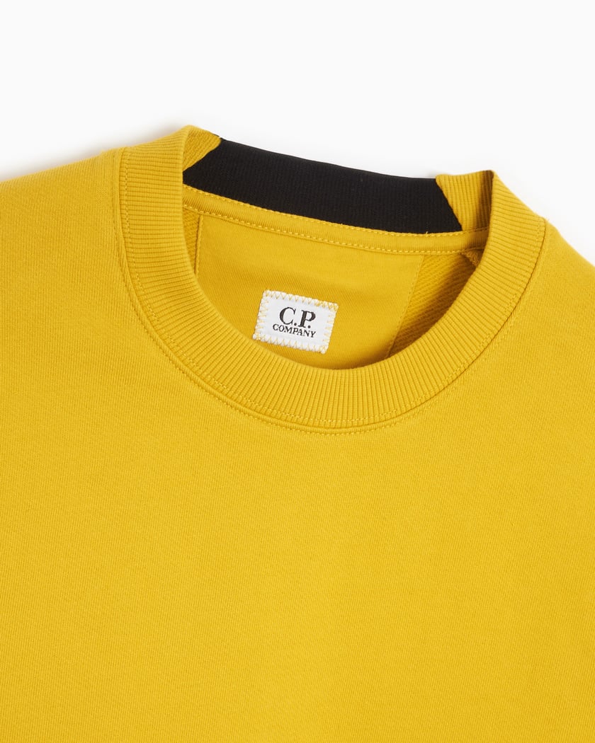 Cp company yellow on sale sweatshirt