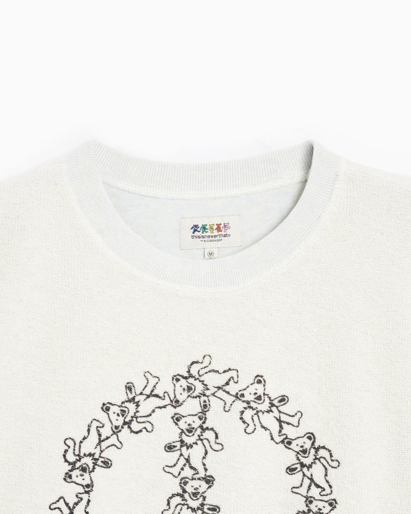 Tシャツ・カットソー thisisneverthat SS25 X GRATEFUL DEAD (GD251TTSST01 WHITE) thisisneverthat® thisisneverthat® x Grateful Dead Peace