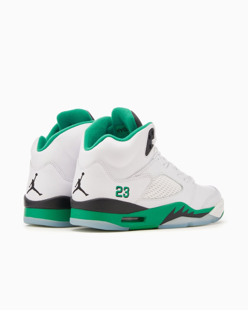 Air Jordan Women s 5 Retro Lucky Green Grun WeiB DD9336 103 FOOTDISTRICT