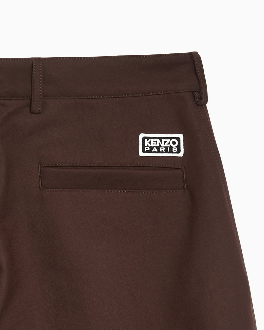 Kenzo Men's Tapered Workwear Pants Men's Pants Brown FF55PA3659GB