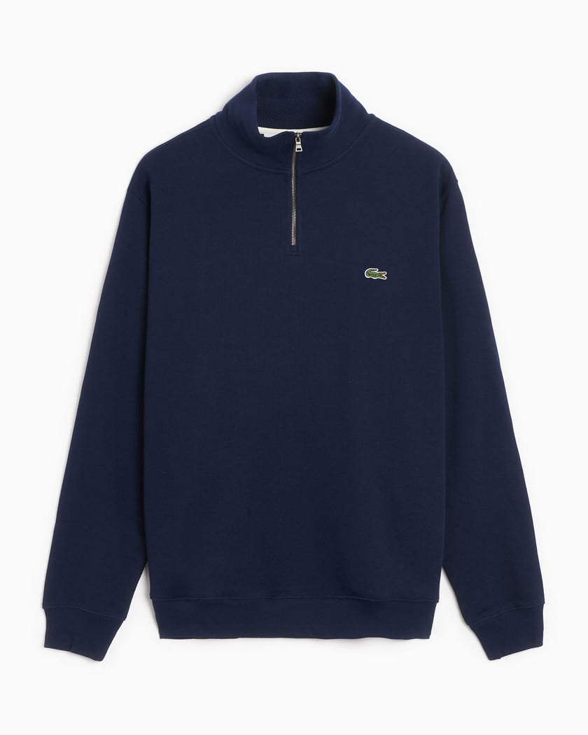 Lacoste Men s Half Zip Sweatshirt Blue SH1927 00 166 FOOTDISTRICT