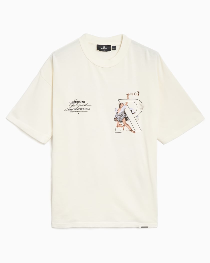 REPRESENT CLO Hermes Men s T Shirt Bianco MLM4228 072 FOOTDISTRICT