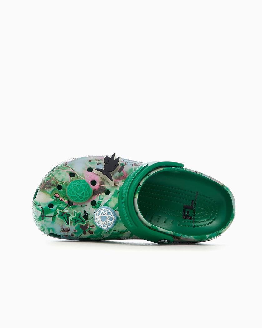 Crocs x Futura Laboratories Classic RO Clog Grun 209622 3WH FOOTDISTRICT