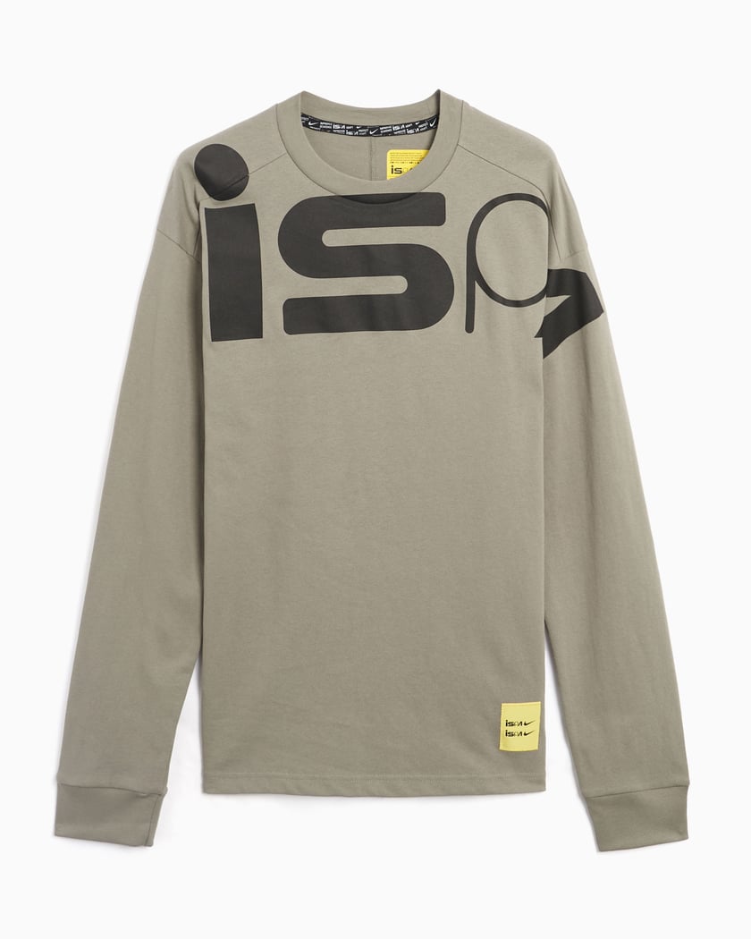 Nike ISPA NRG Unisex Long Sleeve T-Shirt Green FJ7374-053 | FOOTDISTRICT