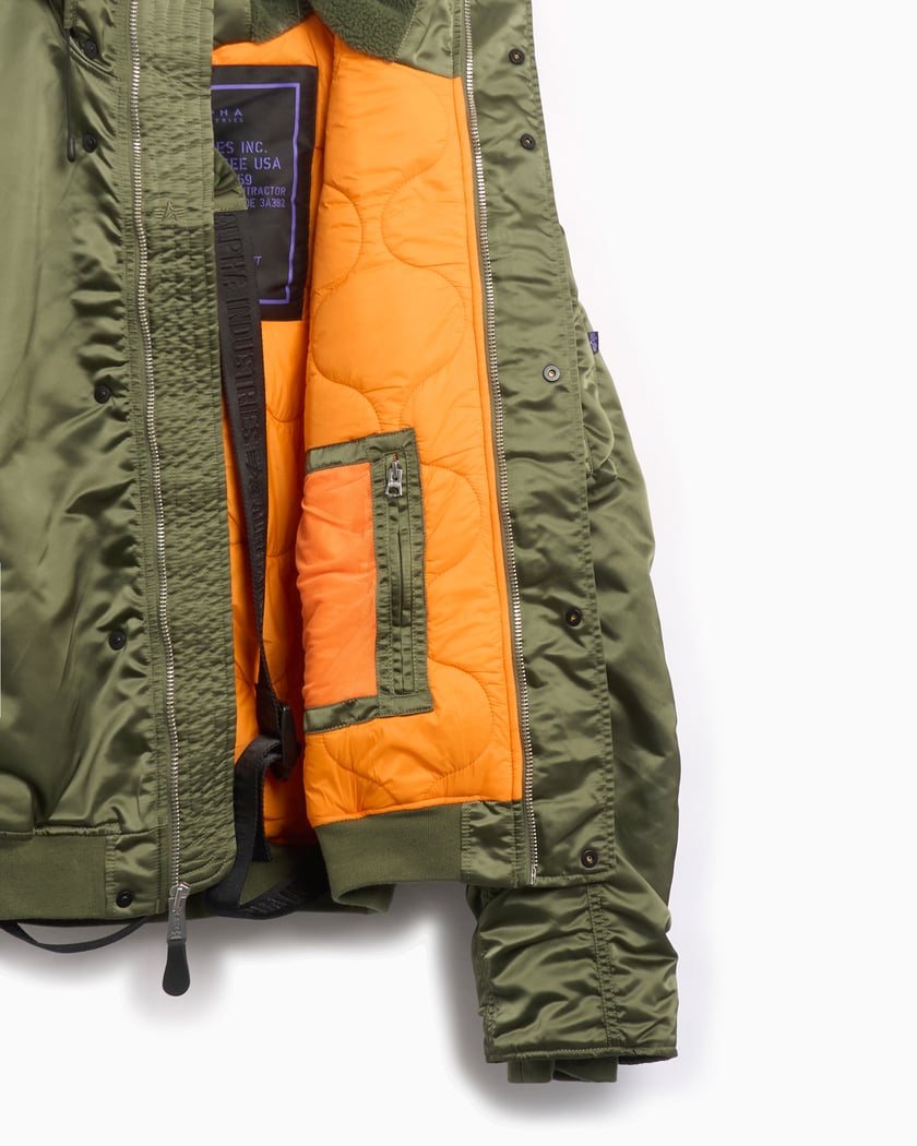 Alpha Industries N 2B UV Men s Jacket Green 148133UV 01 FOOTDISTRICT