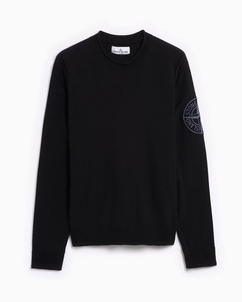 Black stone island jumper clearance