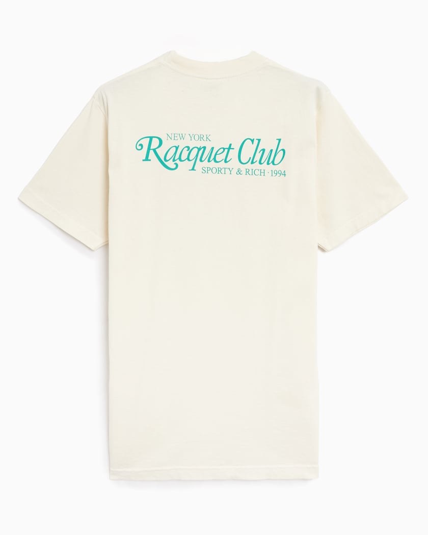 【ご予約品】 Club Racquet 94 Rich & Sporty Unisex White T-Shirt ミュージシャン