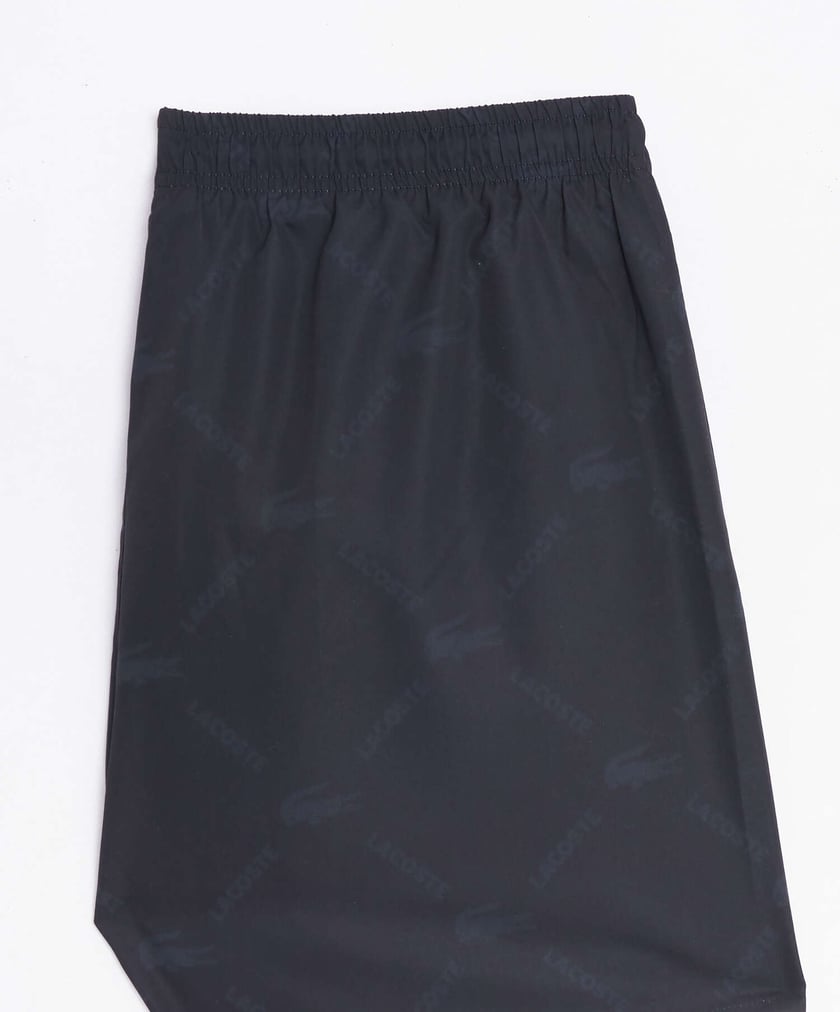 Short lacoste noir on sale homme