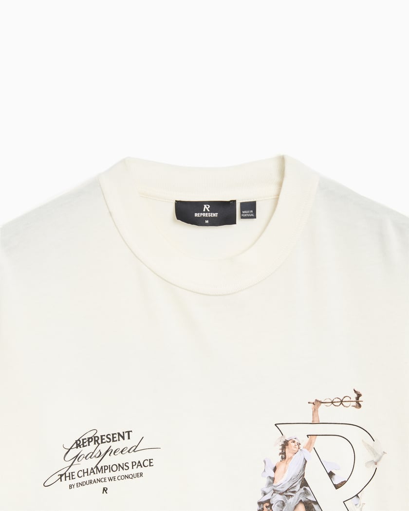 REPRESENT CLO Hermes Men's T-Shirt White MLM4228-072 | FOOTDISTRICT