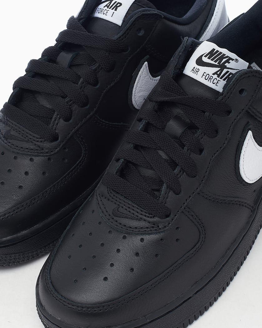 Nike air force 1 low black black white outlet