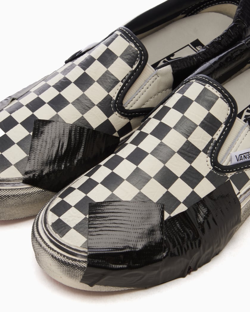 Gingham slip on shoes hotsell