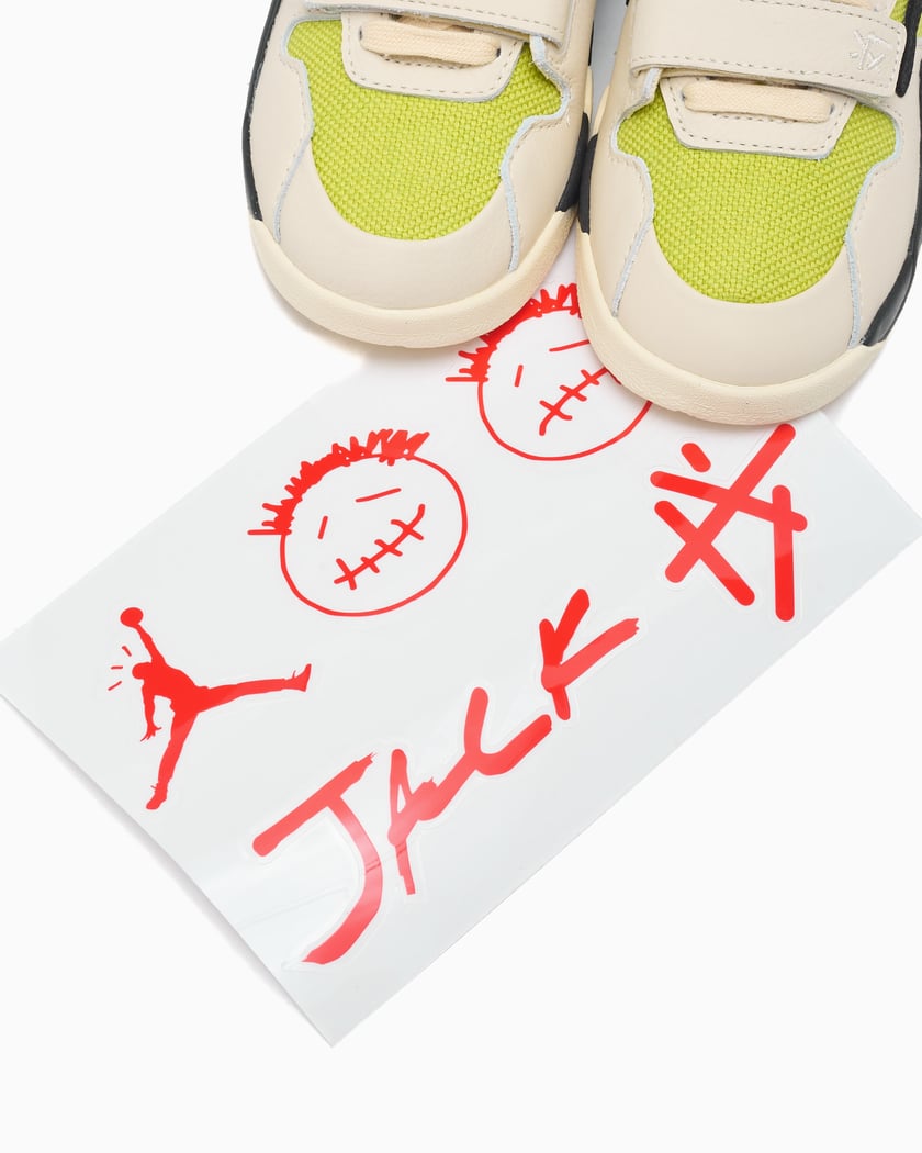 スニーカー NIKE FJ2851-100 JORDAN JUMPMAN JACK TR Travis Scott x Jordan Jumpman Jack TR PS Sail Size 2.5Y FJ2851-100